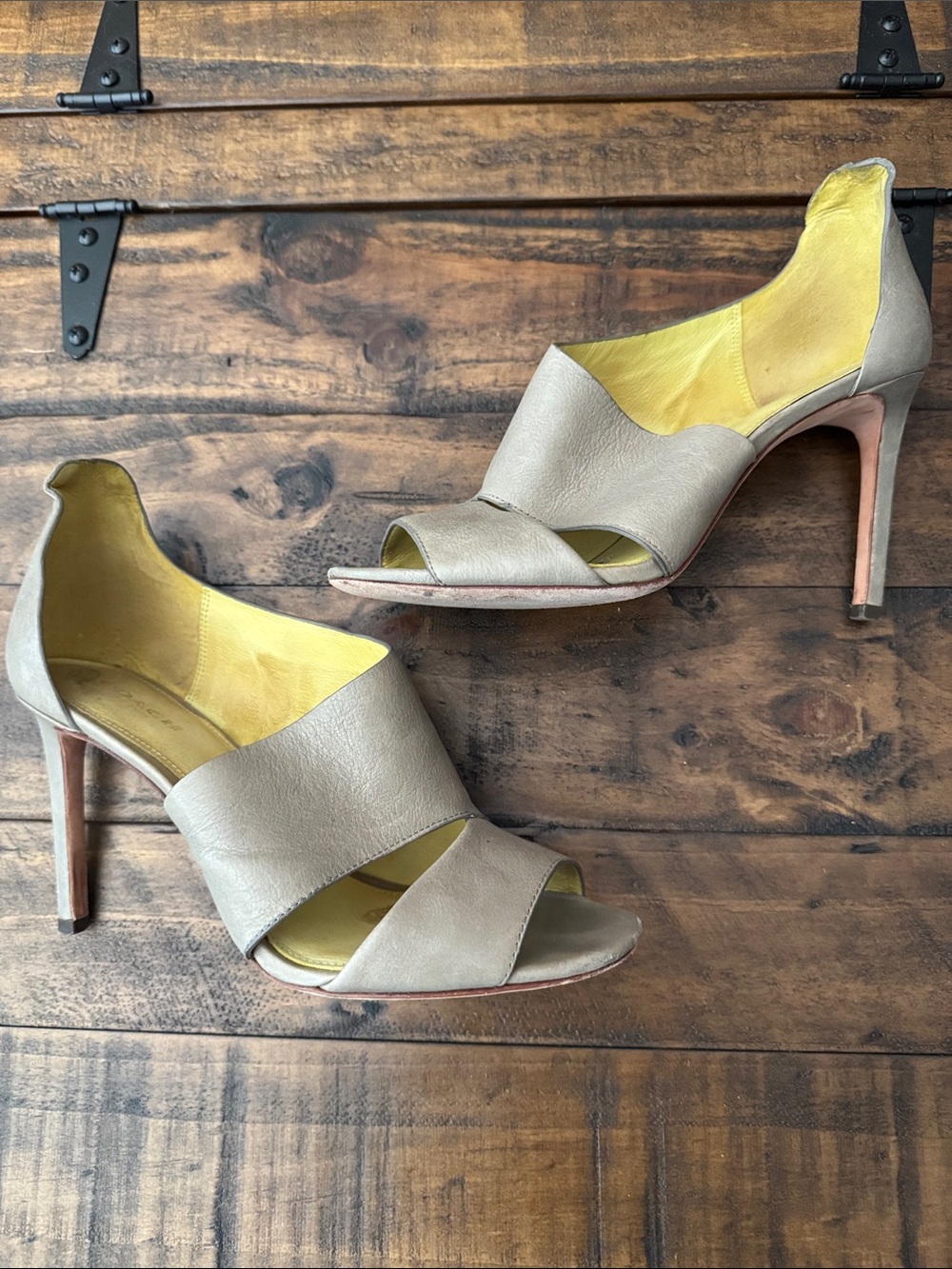 Coach Manhattan Gray Stiletto in Grey
